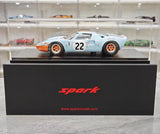 [Spark] 1:18 Ford 1969 GT40 #22 Le Mans Winner Model Car Resin / Closed Body