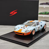 [Spark] 1:18 Ford 1969 GT40 #22 Le Mans Winner Model Car Resin / Closed Body