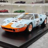 [Spark] 1:18 Ford 1969 GT40 #22 Le Mans Winner Model Car Resin / Closed Body