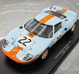 [Spark] 1:18 Ford 1969 GT40 #22 Le Mans Winner Model Car Resin / Closed Body
