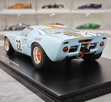[Spark] 1:18 Ford 1969 GT40 #22 Le Mans Winner Model Car Resin / Closed Body
