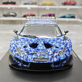 [Spark] 1:18 Lamborghini 2018 Huracan GT3 Evo Squadra Crose Model Car Resin