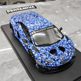 [Spark] 1:18 Lamborghini 2018 Huracan GT3 Evo Squadra Crose Model Car Resin