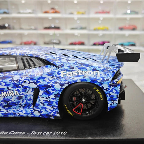 [Spark] 1:18 Lamborghini 2018 Huracan GT3 Evo Squadra Crose Model Car Resin