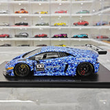 [Spark] 1:18 Lamborghini 2018 Huracan GT3 Evo Squadra Crose Model Car Resin