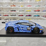 [Spark] 1:18 Lamborghini 2018 Huracan GT3 Evo Squadra Crose Model Car Resin