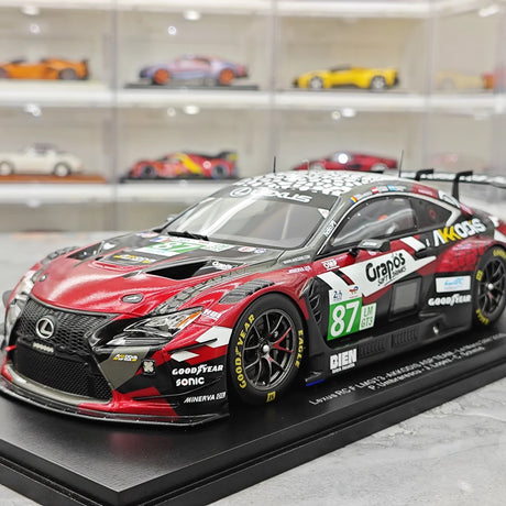 Lexus 2025 RC F LMGT3 #87 1:18 Spark 의 24시간 르망 레진 수집 모델 - 뷰 3