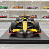 1:18 McLaren 2024 MCL38 #81 Azerbaijan GP Oscar Piastri F1 modelo de coche de resina por Spark - ver 1