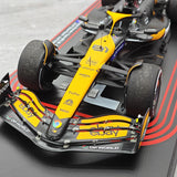 1:18 McLaren 2024 MCL38 #81 Azerbaijan GP Oscar Piastri F1 modelo de resina de Spark - ver 11