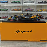 1:18 McLaren 2024 MCL38 #81 Azerbaijan GP Oscar Piastri F1 modelo de coche de resina por Spark - ver 14