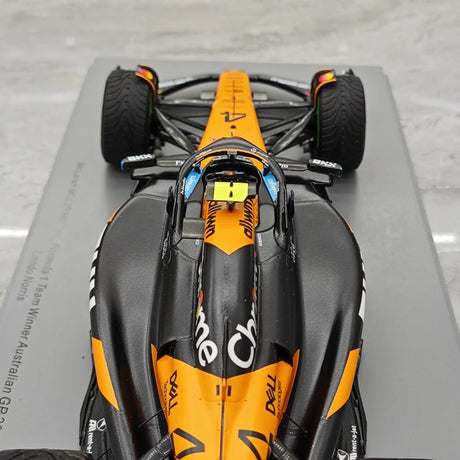 1:18 McLaren 2025 MCL39 #4 Australian GP Winner model car by Spark - view 13