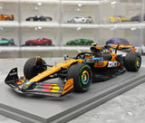 1:18 McLaren 2025 MCL39 #4 Australian GP Winner model car by Spark - view 3