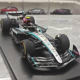 1:18 Mercedes–AMG 2024 F1 W15 E Performance #44 Abu Dhabi GP Lewis Hamilton F1 Resin-Modell von Spark – siehe 10
