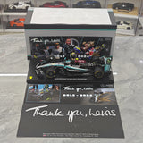 1:18 Mercedes–AMG 2024 F1 W15 E Performance #44 Abu Dhabi GP Lewis Hamilton F1 Harzmodellauto von Spark – siehe 14