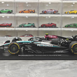 1:18 Mercedes-AMG 2024 F1 W15 E Performance #44 Abu Dhabi GP Lewis Hamilton F1 Resin-Modell von Spark - Ansicht 5