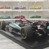 1:18 Mercedes-AMG 2024 F1 W15 E Performance #44 Abu Dhabi GP Lewis Hamilton F1 Resin-Modell von Spark - Ansicht 6