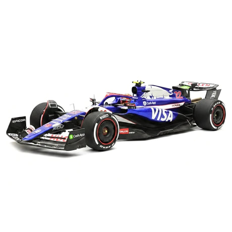1:18 Racing Bulls 2024 VCARB 01 #22 Saudi Arabian GP Yuki Tsunoda F1 Harzmodellauto von Spark – siehe 16