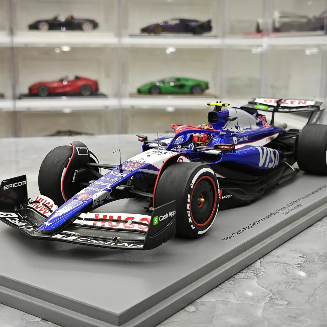 1:18 Racing Bulls 2024 VCARB 01 #22 Saudi Arabian GP Yuki Tsunoda F1 Resin-Modell von Spark – Ansicht 3
