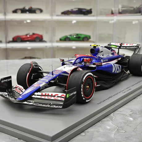 1:18 Racing Bulls 2024 VCARB 01 #22 Saudi Arabian GP Yuki Tsunoda F1 Resin-Modell von Spark – Ansicht 3