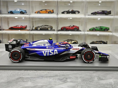 1:18 Racing Bulls 2024 VCARB 01 #22 Saudi Arabian GP Yuki Tsunoda F1 Harzmodellauto von Spark – Ansicht 9