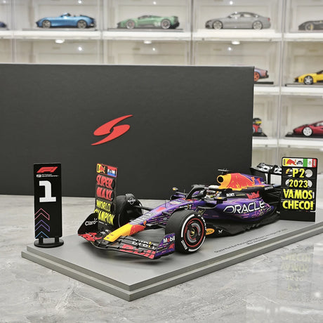 1:18 Red Bull 2023 RB19 #1 Las Vegas GP Max Verstappen F1 Resin-Modell von Spark – siehe 15