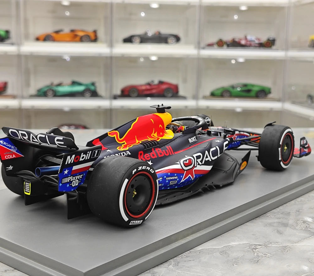 1:18 Rot Bull 2023 RB19 #1 United States GP Austin Modellauto by Spark - view 8