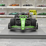 1:18 Sauber 2025 C45 #27 British GP Nico Hülkenberg F1 Harzmodellauto von Spark – Ansicht 1