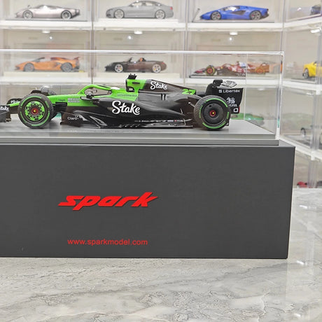 1:18 Sauber 2025 C45 #27 British GP Nico Hülkenberg F1 Harzmodellauto von Spark – Ansicht 14