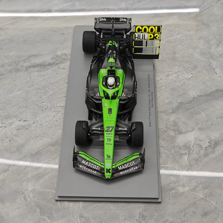 1:18 Sauber 2025 C45 #27 British GP Nico Hülkenberg F1 Harzmodellauto von Spark – Ansicht 2