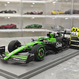 1:18 Sauber 2025 C45 #27 British GP Nico Hülkenberg F1 Harzmodellauto von Spark – Ansicht 3