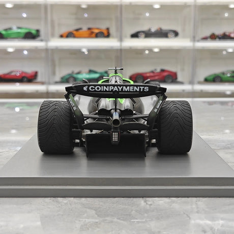 1:18 Sauber 2025 C45 #27 British GP Nico Hülkenberg F1 Harzmodellauto von Spark – Ansicht 7