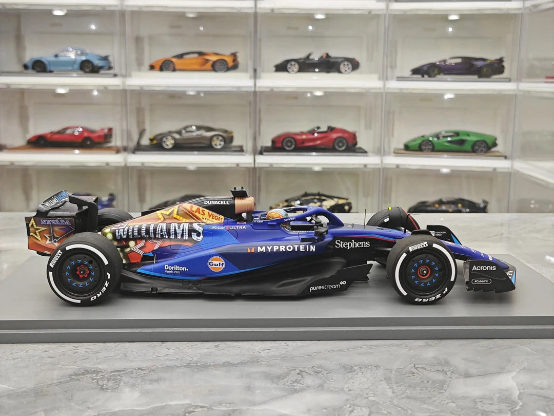 1:18 Williams 2023 FW45 #23 Las Vegas GP Alex Albon F1 Resin-Modell von Spark – Ansicht 9