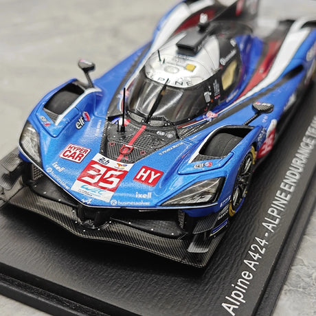 1:43 Alpine 2025 A424 #35 Le Mans model car by Spark - view 11