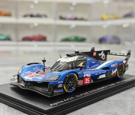 1:43 Alpine 2025 A424 #35 Le Mans model car by Spark - view 3