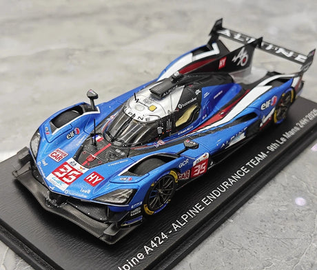 1:43 Alpine 2025 A424 #35 Le Mans model car by Spark - view 4