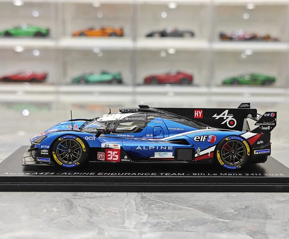 1:43 Alpine 2025 A424 #35 Le Mans model car by Spark - view 5