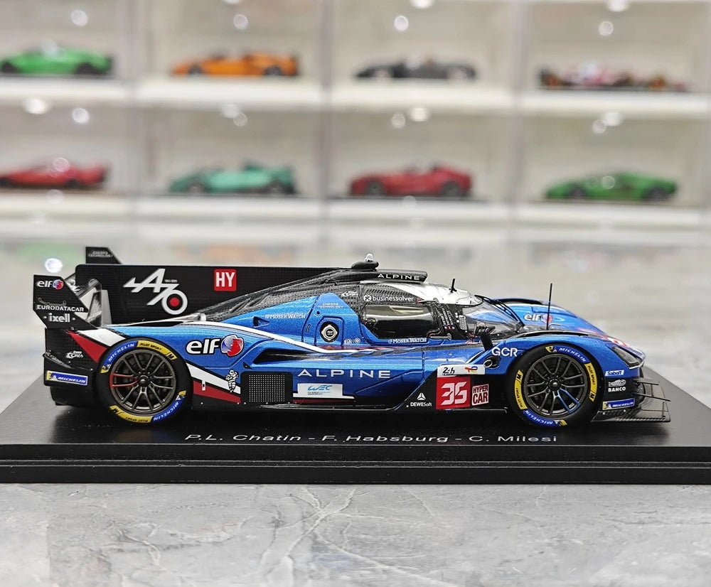 1:43 Alpine 2025 A424 #35 Le Mans model car by Spark - view 9
