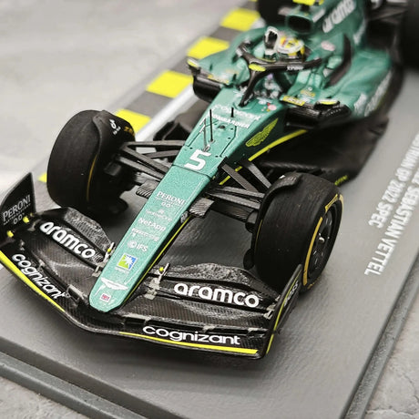 1:43 Aston Martin 2023 AMR22 #5 Japanese GP Sebastian Vettel F1 model car by Spark - view 11