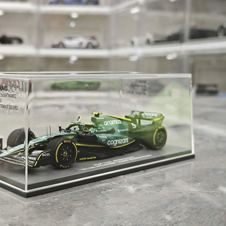 1:43 Aston Martin 2023 AMR22 #5 Japanese GP Sebastian Vettel F1 model car by Spark - view 14
