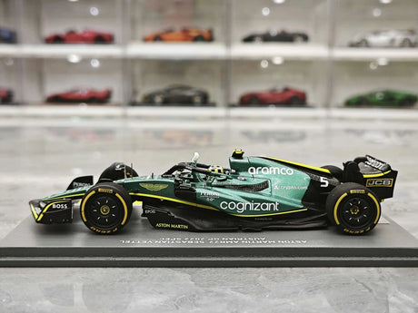 1:43 Aston Martin 2023 AMR22 #5 Japanese GP Sebastian Vettel F1 model car by Spark - view 5