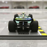 1:43 Aston Martin 2023 AMR22 #5 Japanese GP Sebastian Vettel F1 model car by Spark - view 7
