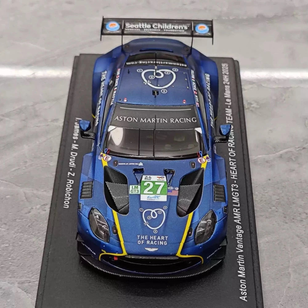 [Spark] 1:43 Aston Martin 2025 Vantage AMR LMGT3 #10 Model Car Resin / Closed Body
