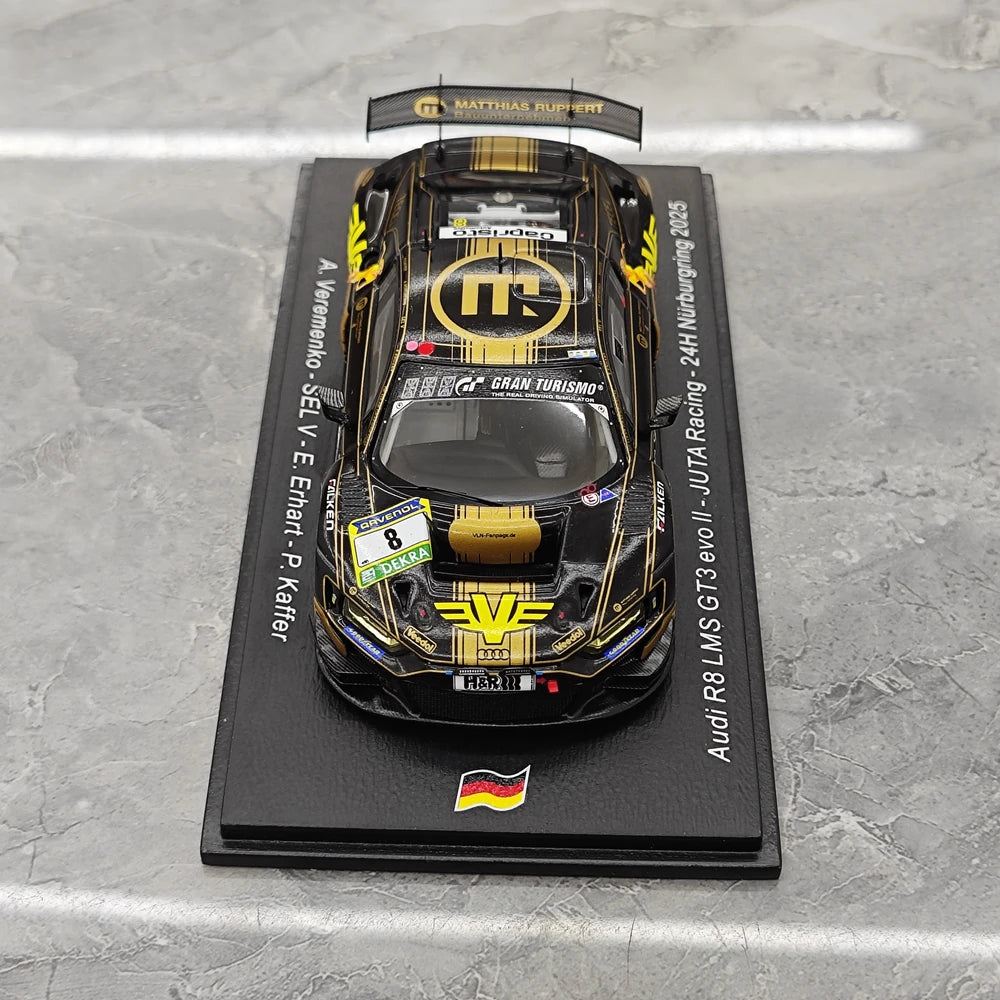 1:43 Audi 2025 R8 LMS GT3 EVO II #8 24h Nurburgring model car by Spark - view 2