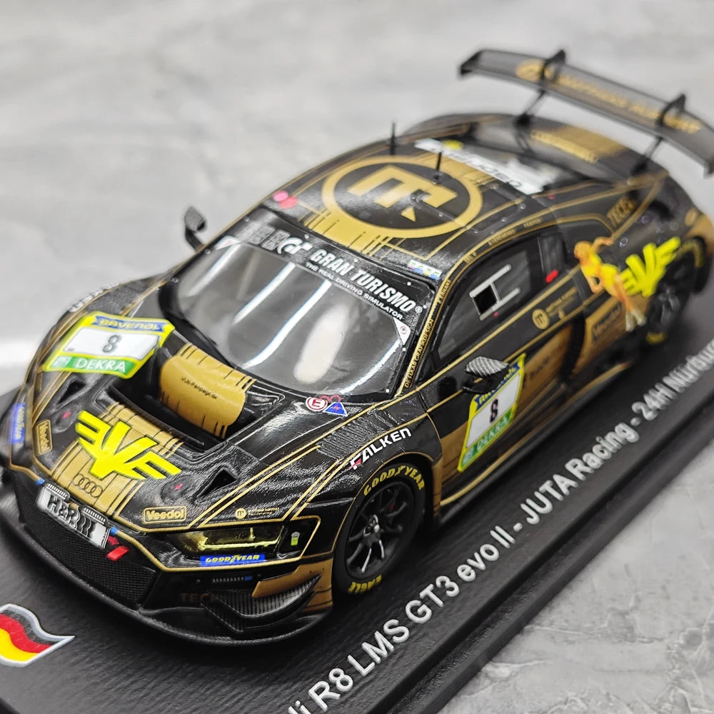 1:43 Audi 2025 R8 LMS GT3 EVO II #8 24h Nurburgring model car by Spark - view 4
