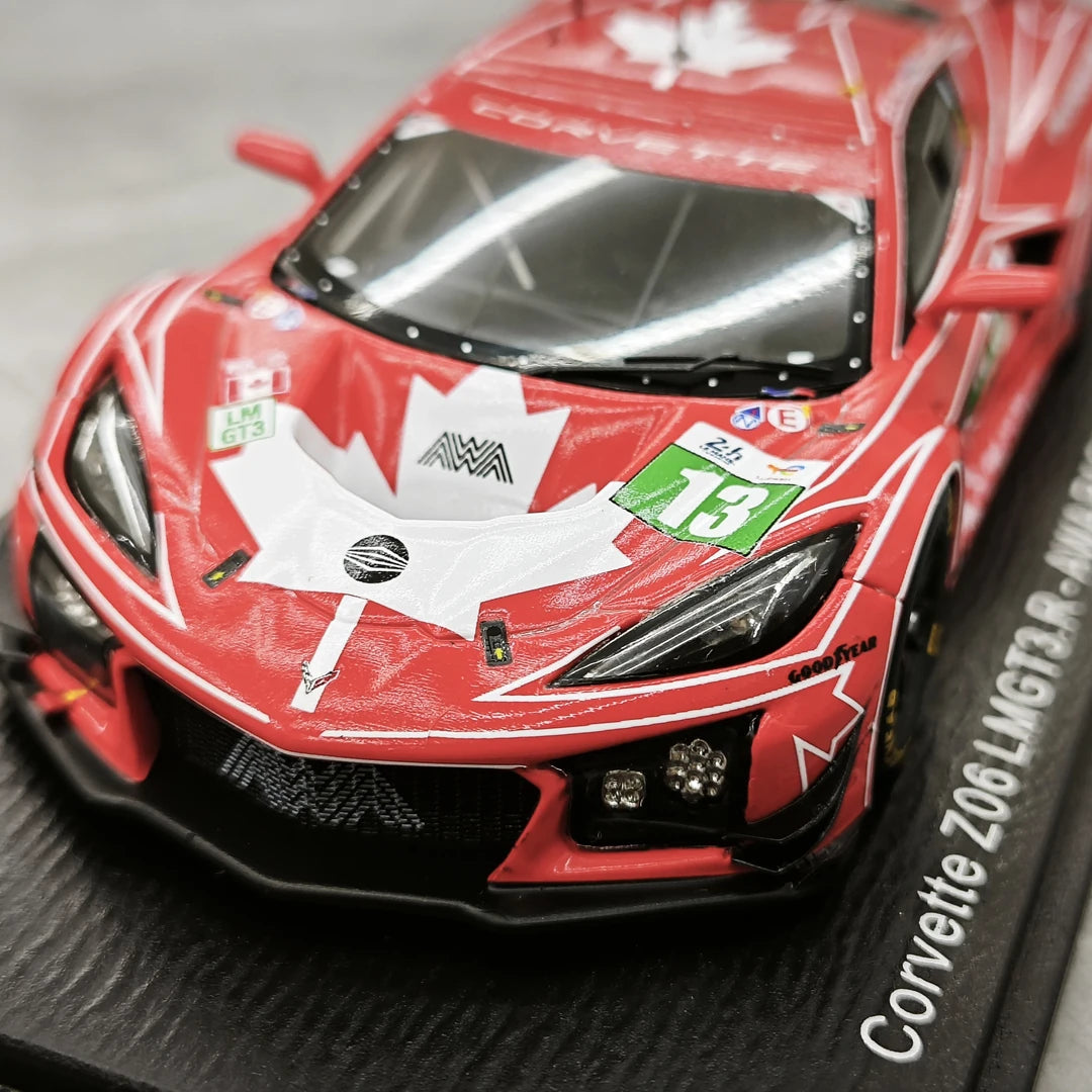 1:43 Chevrolet 2025 Corvette Z06 GT3.R #13 AWA Racing 24h Le Mans model car by Spark - view 10