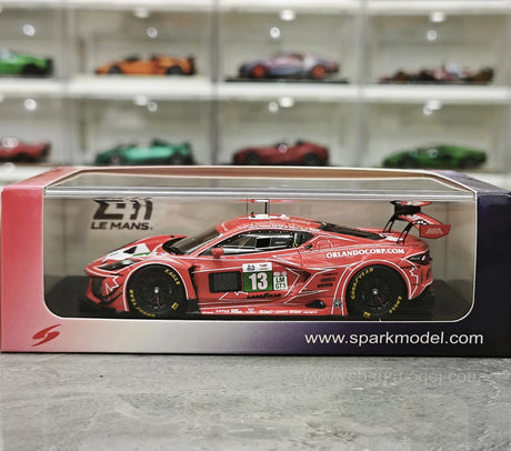 1:43 Chevrolet 2025 Corvette Z06 GT3.R #13 AWA Racing 24h Le Mans model car by Spark - view 12