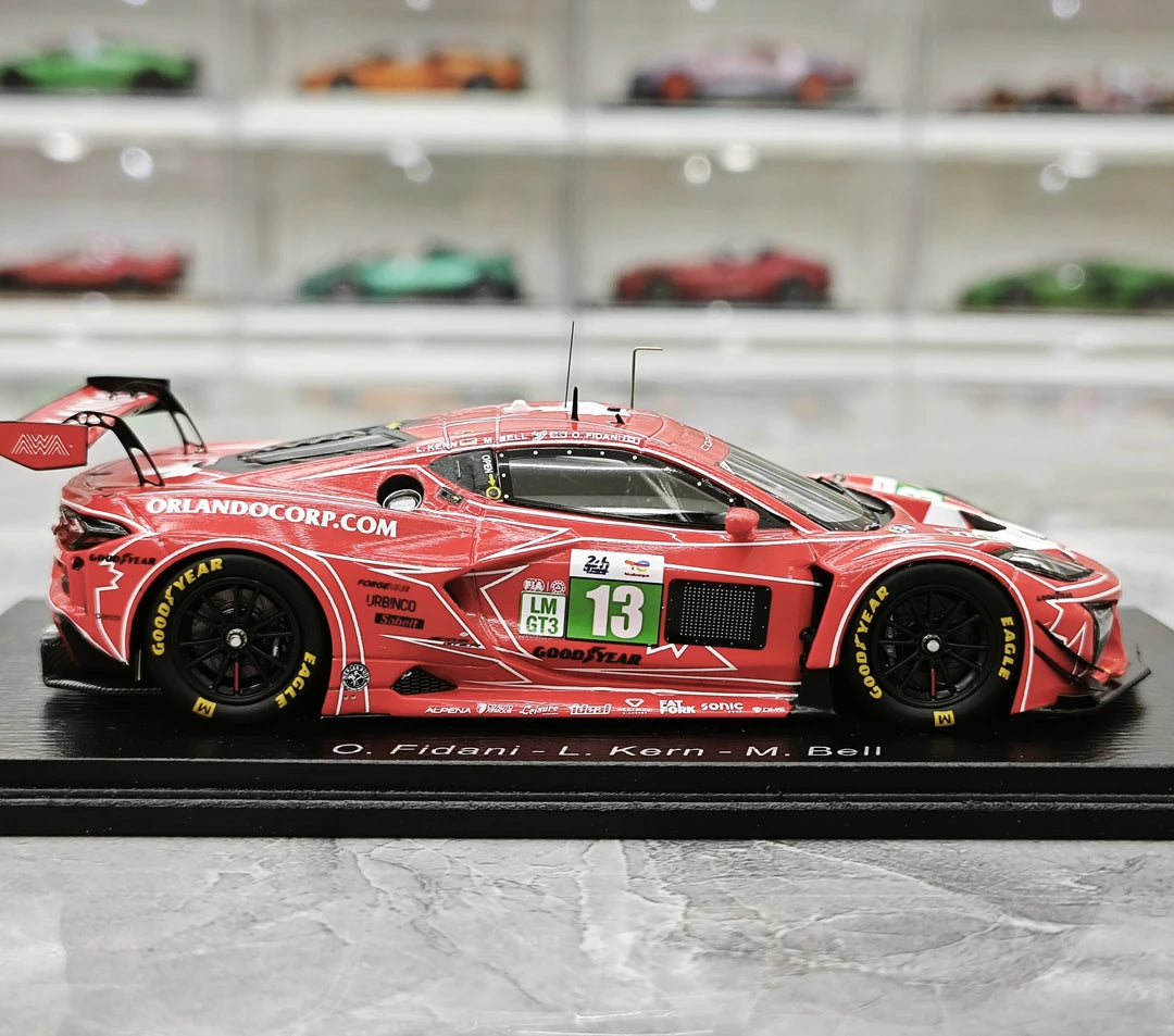 1:43 Chevrolet 2025 Corvette Z06 GT3.R #13 AWA Racing 24h Le Mans model car by Spark - view 8