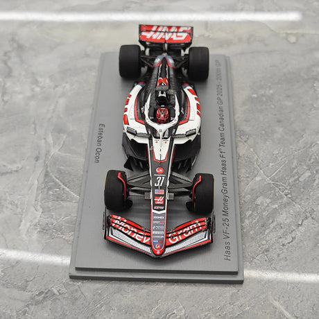 1:43 Haas 2025 VF-25 #31 Canadian GP Esteban Ocon F1 Resin-Modell von Spark – Ansicht 2