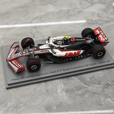 1:43 Haas 2025 VF-25 #87 Canadian GP Oliver Bearman F1 Harzmodellauto von Spark – Ansicht 4