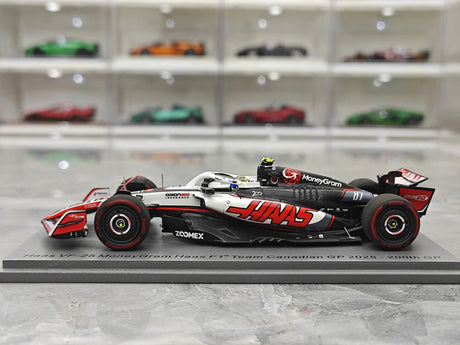 1:43 Haas 2025 VF-25 #87 kanadischer GP Oliver Bearman F1 Harzmodellauto von Spark – Ansicht 5